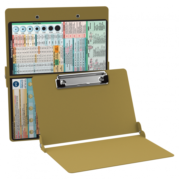 WhiteCoat Clipboard® - Tactical Brown Nursing Edition